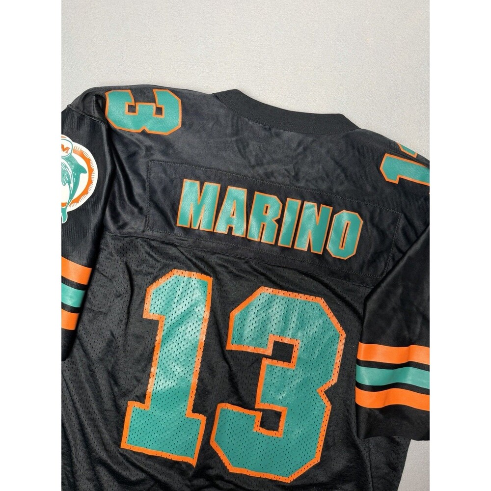 Vintage Miami Dolphins Jersey Mens L (48) Dan Marino 13 NFL Starter 90s Football